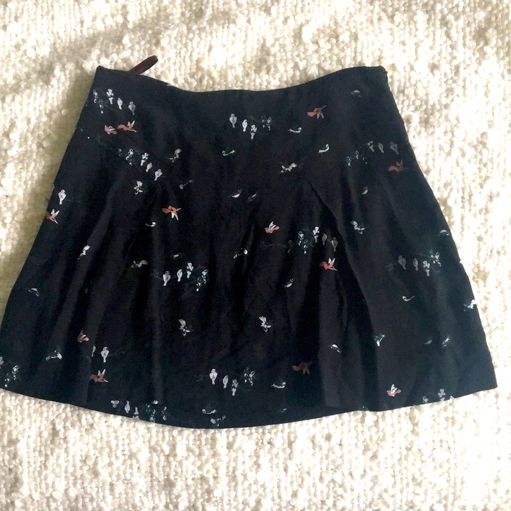 XXS comptoir des cotonniers skirt with birds